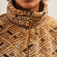 orSlow Fleece Boa Jacket, African Pattern