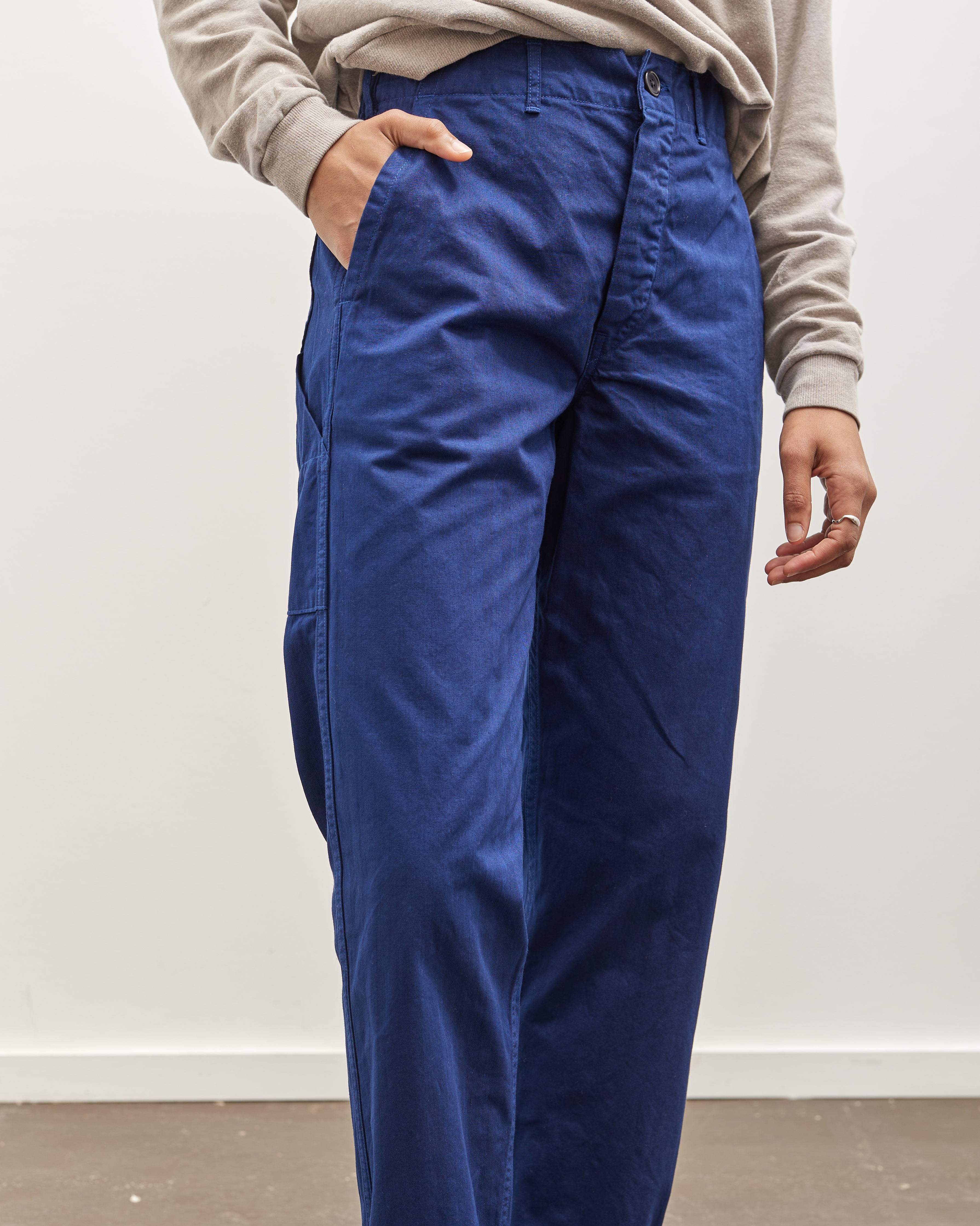 orSlow French Work Pant, Blue – Glasswing
