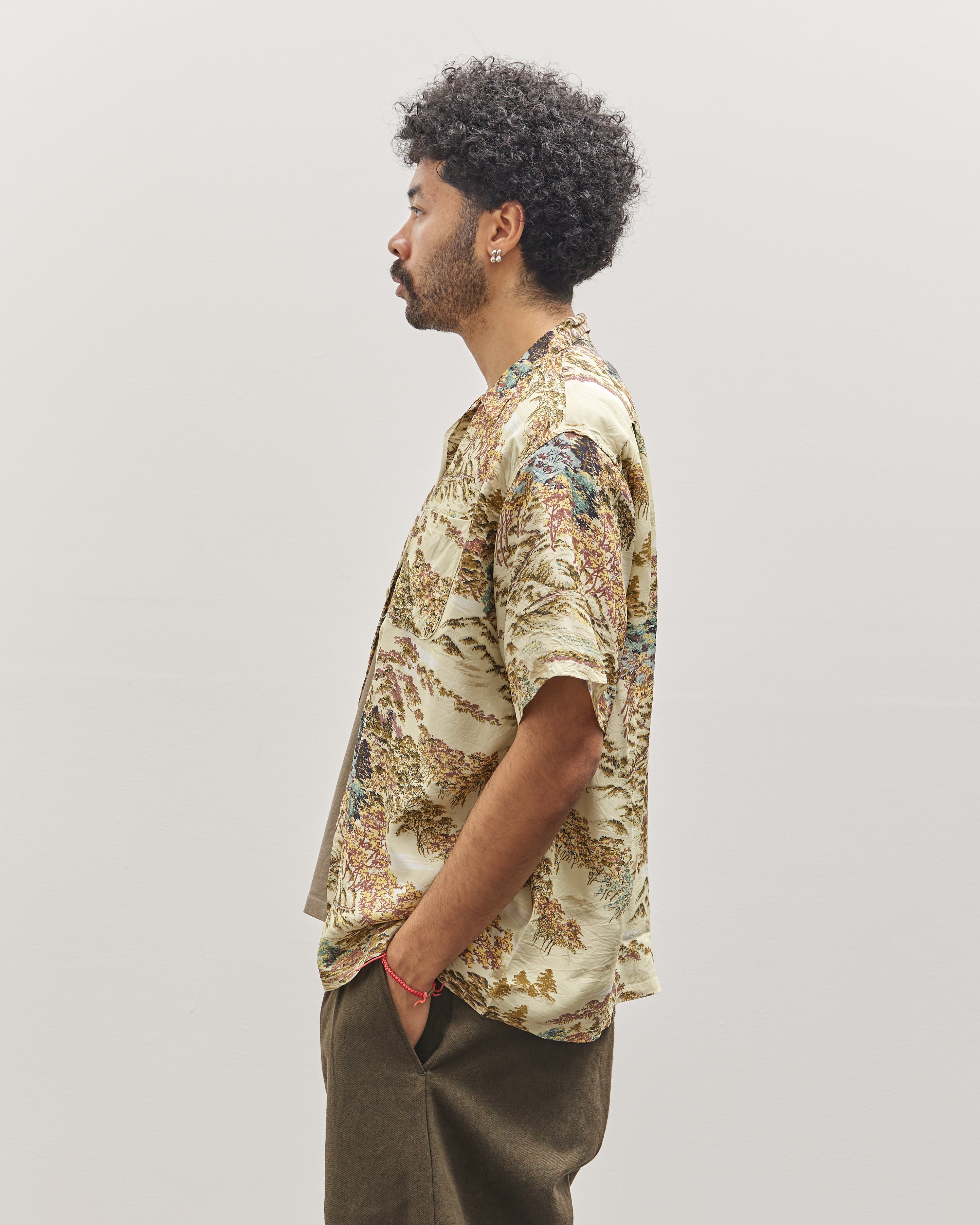 【新品】オアスロウ orSlow HAWAIIAN SHIRT サイズ2 Hawaiian Vacation Shirt in Yellow Foliage – Blue Owl Workshop