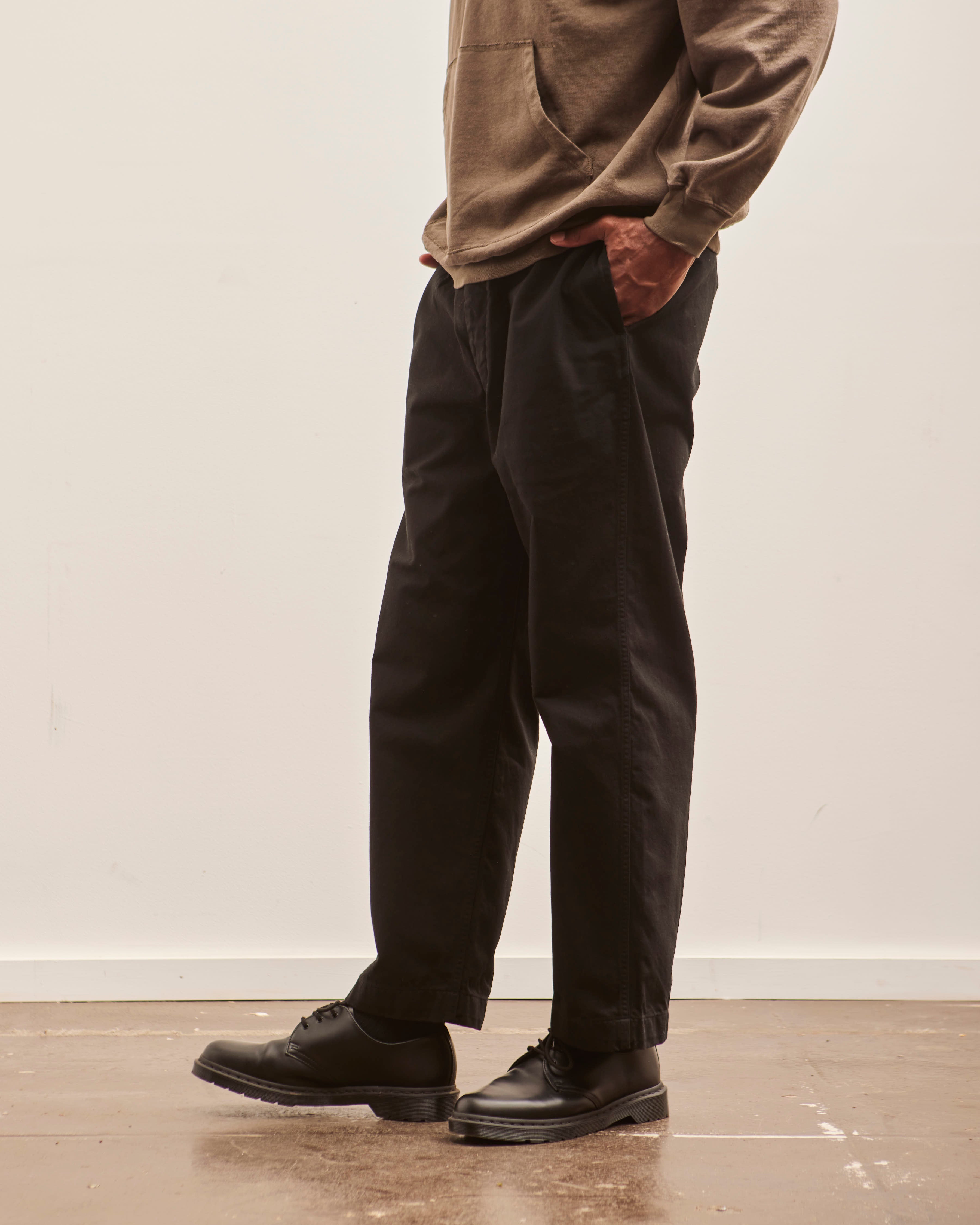 orSlow M-52 French Army Trouser (Wide Fit), Black – Glasswing