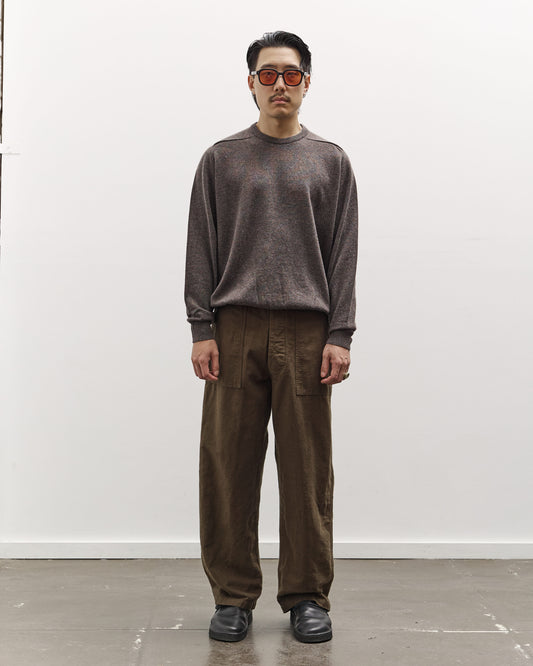 orSlow Relax Fit Fatigue Pant, Coffee Brown