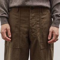 orSlow Relax Fit Fatigue Pant, Coffee Brown