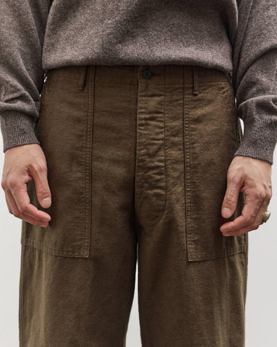 orSlow Relax Fit Fatigue Pant, Coffee Brown