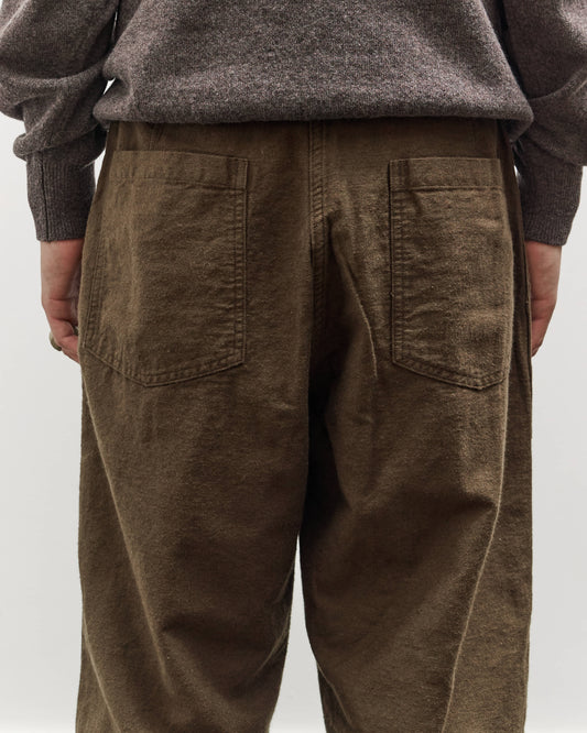 orSlow Relax Fit Fatigue Pant, Coffee Brown