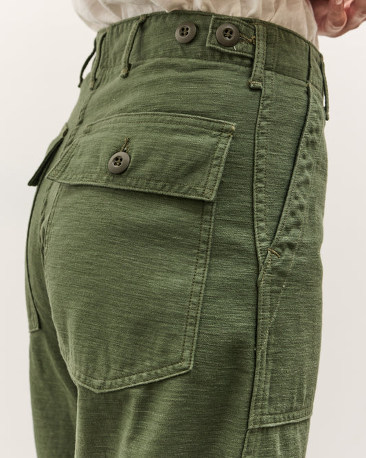 orSlow Short Length US Army Pants, Green