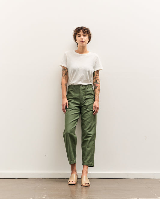 orSlow Short Length US Army Pants, Green