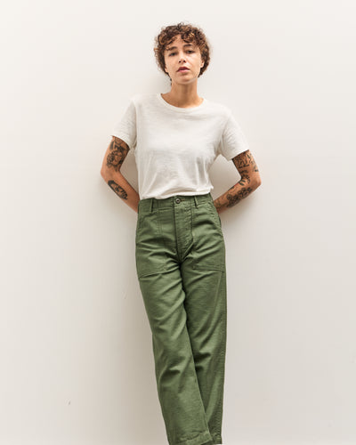 orSlow Short Length US Army Pants, Green