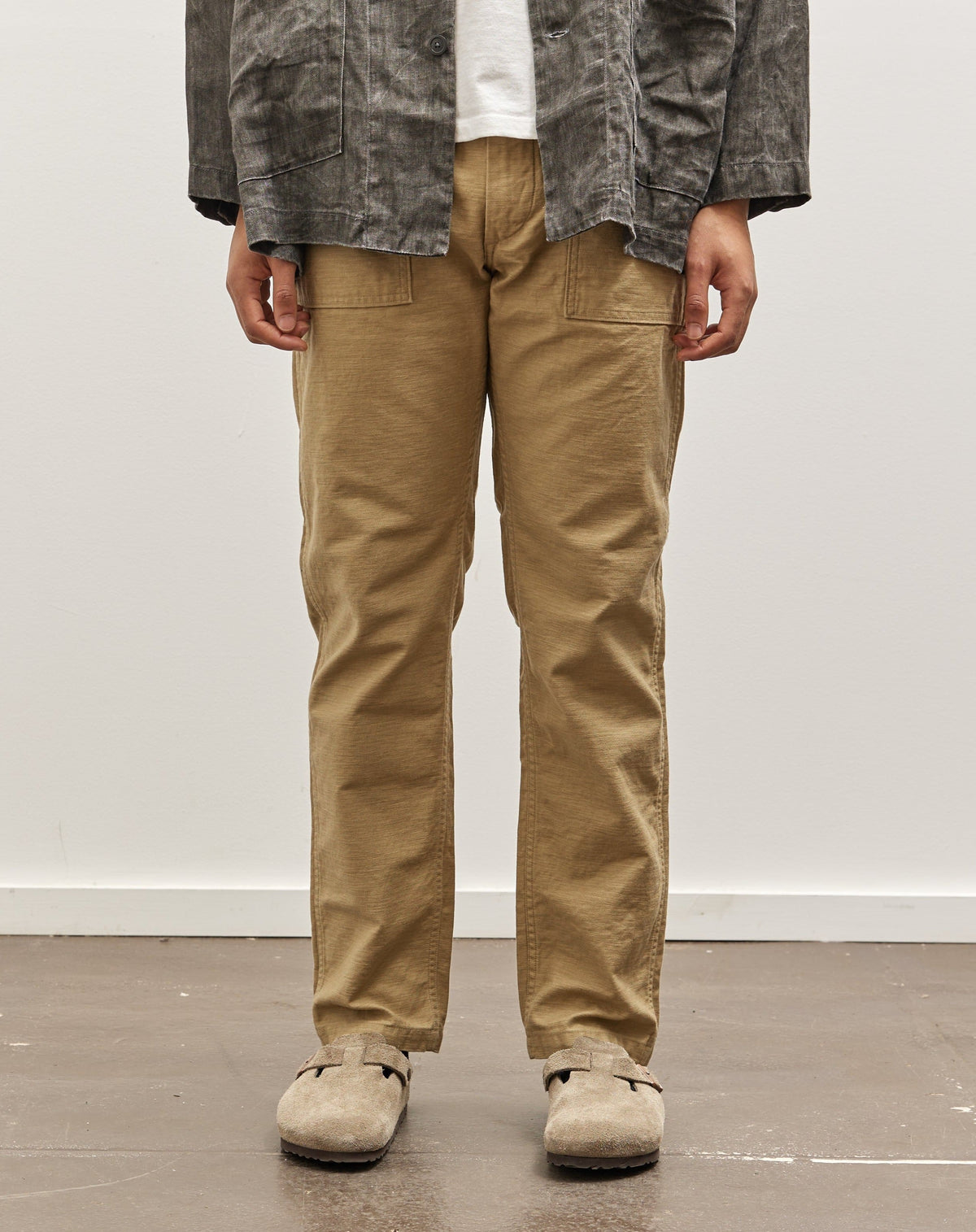 orSlow Slim Fit Fatigue Pant, Khaki – Glasswing