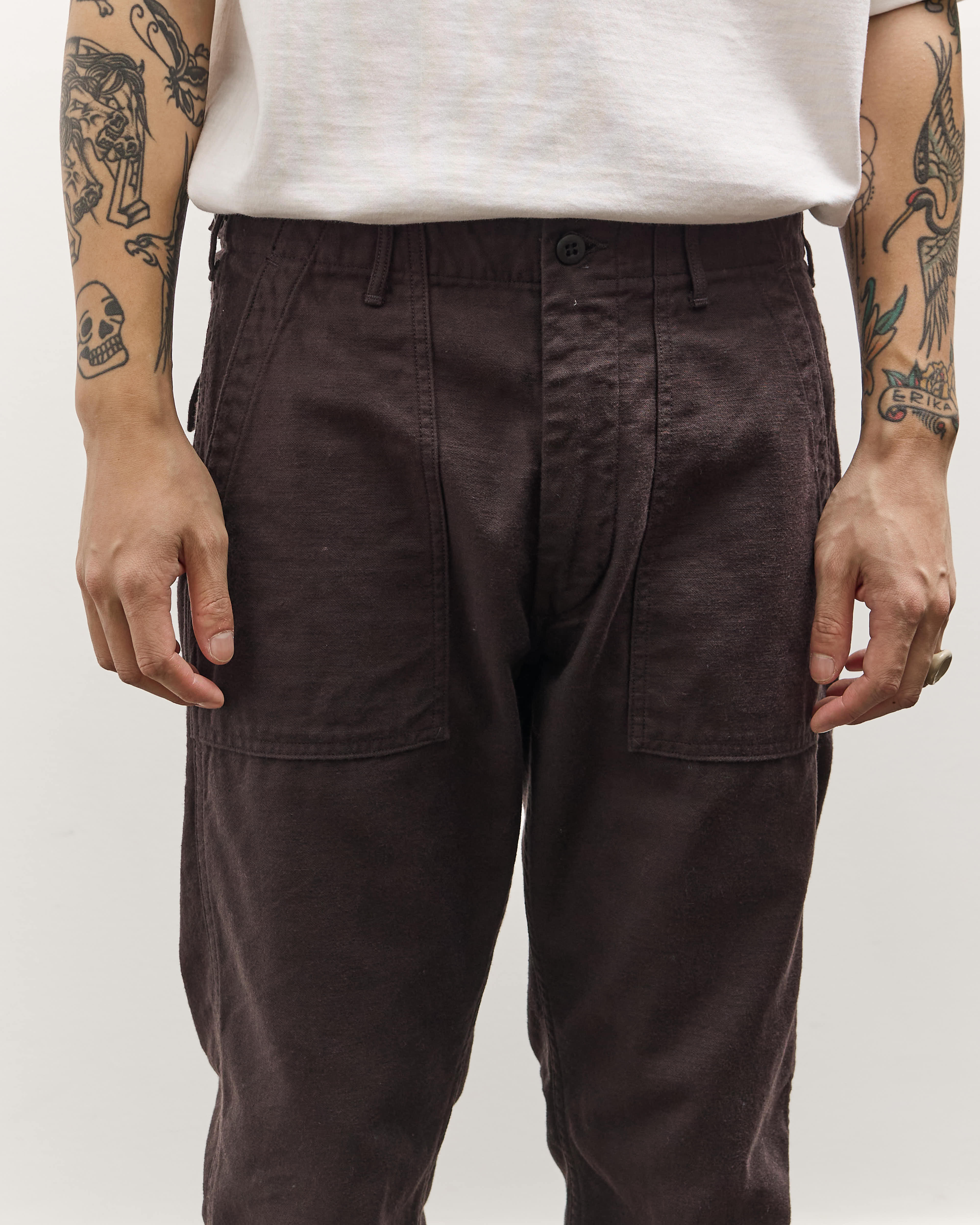 orSlow Slim Fit Fatigue, Black – Glasswing