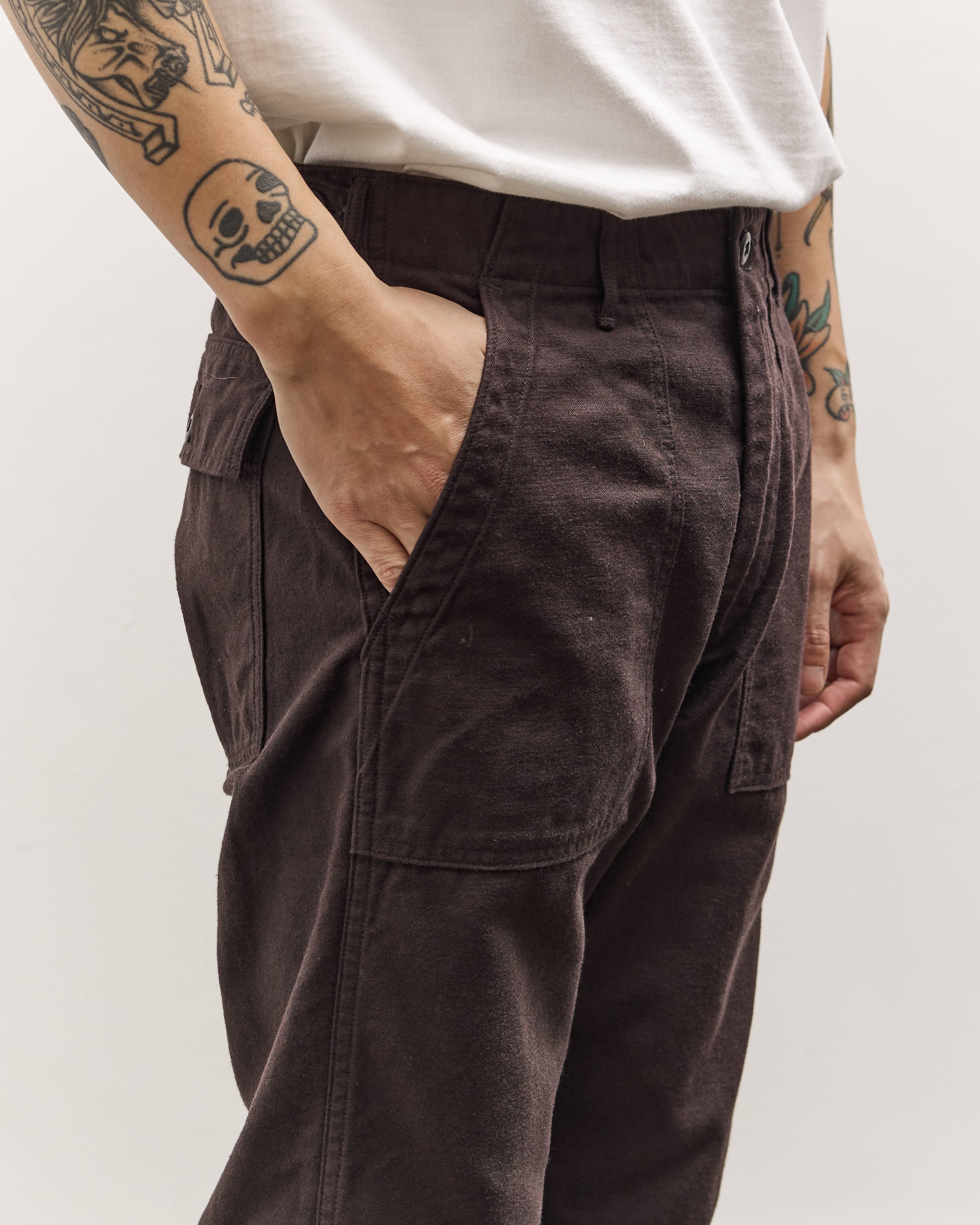 orSlow Slim Fit Fatigue, Black – Glasswing