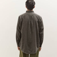 orSlow Standard Button Down Shirt, Charcoal Gray