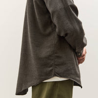 orSlow Standard Button Down Shirt, Charcoal Gray
