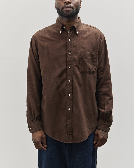 orSlow Standard Button Down, Burgundy