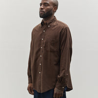 orSlow Standard Button Down, Burgundy