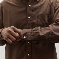 orSlow Standard Button Down, Burgundy