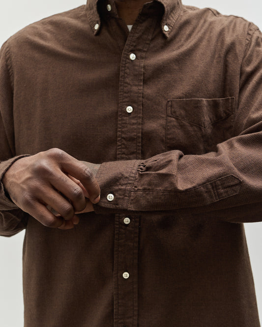 orSlow Standard Button Down, Burgundy