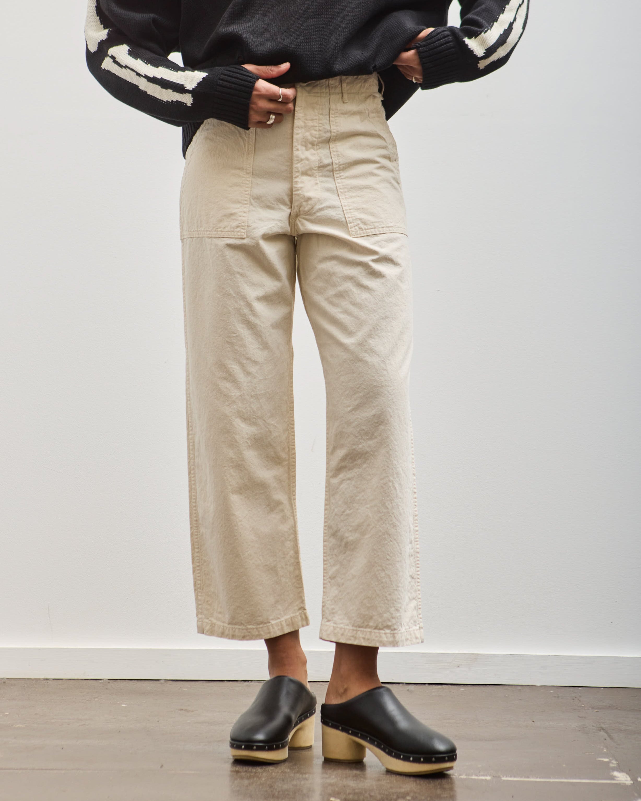 orSlow / Summer Fatigue Pants ECRU66 orSlow - Summer Fatigue Pants - Original Napped Twill Ecru