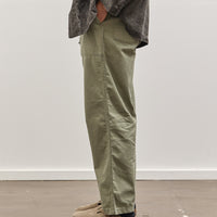 orSlow Summer Fatigue Pants, Herringbone Green