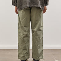 orSlow Summer Fatigue Pants, Herringbone Green