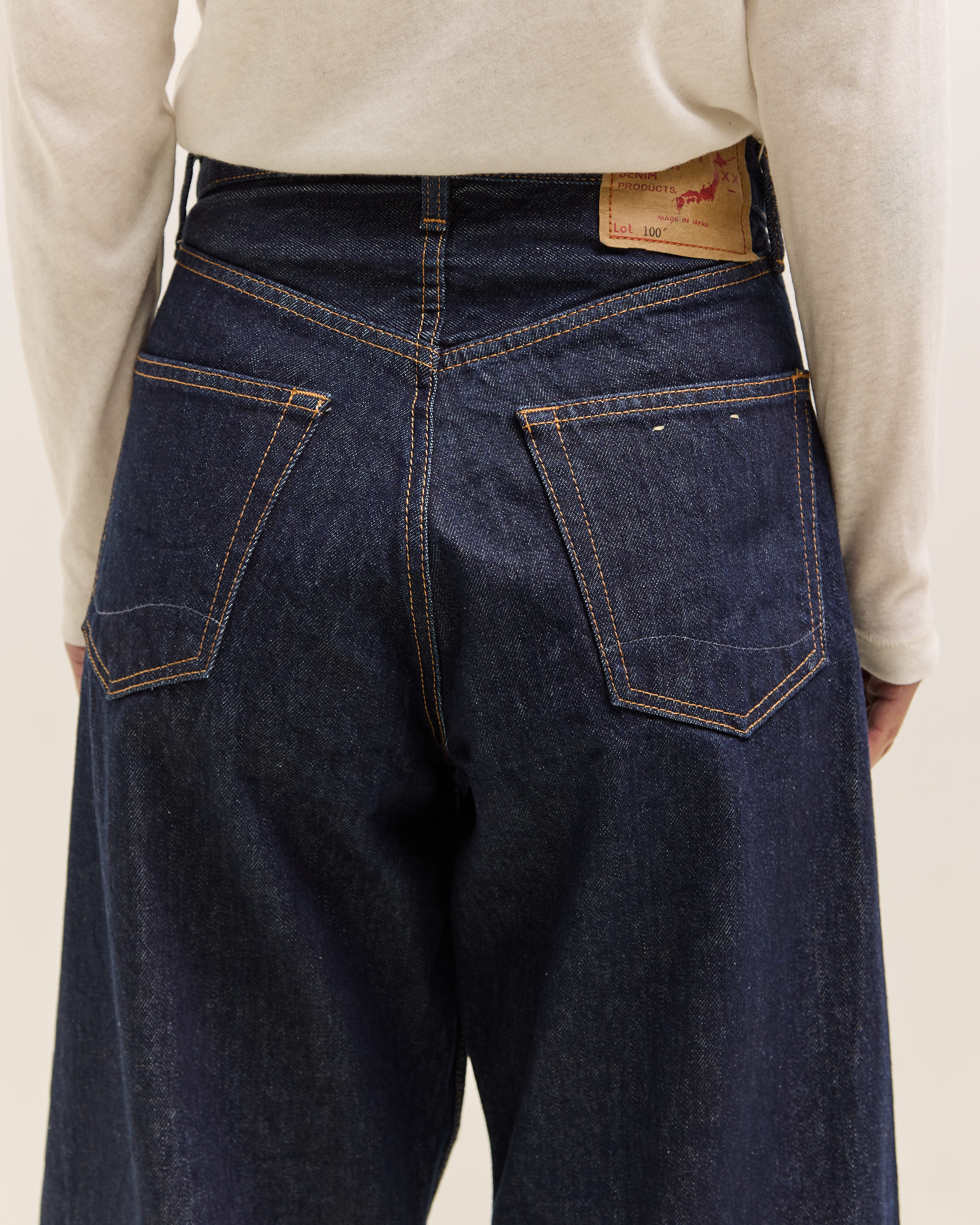 orSlow Super Dad's Denim Pants, One Wash – Glasswing