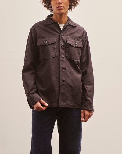 orSlow US Army Fatigue Shirt, Black