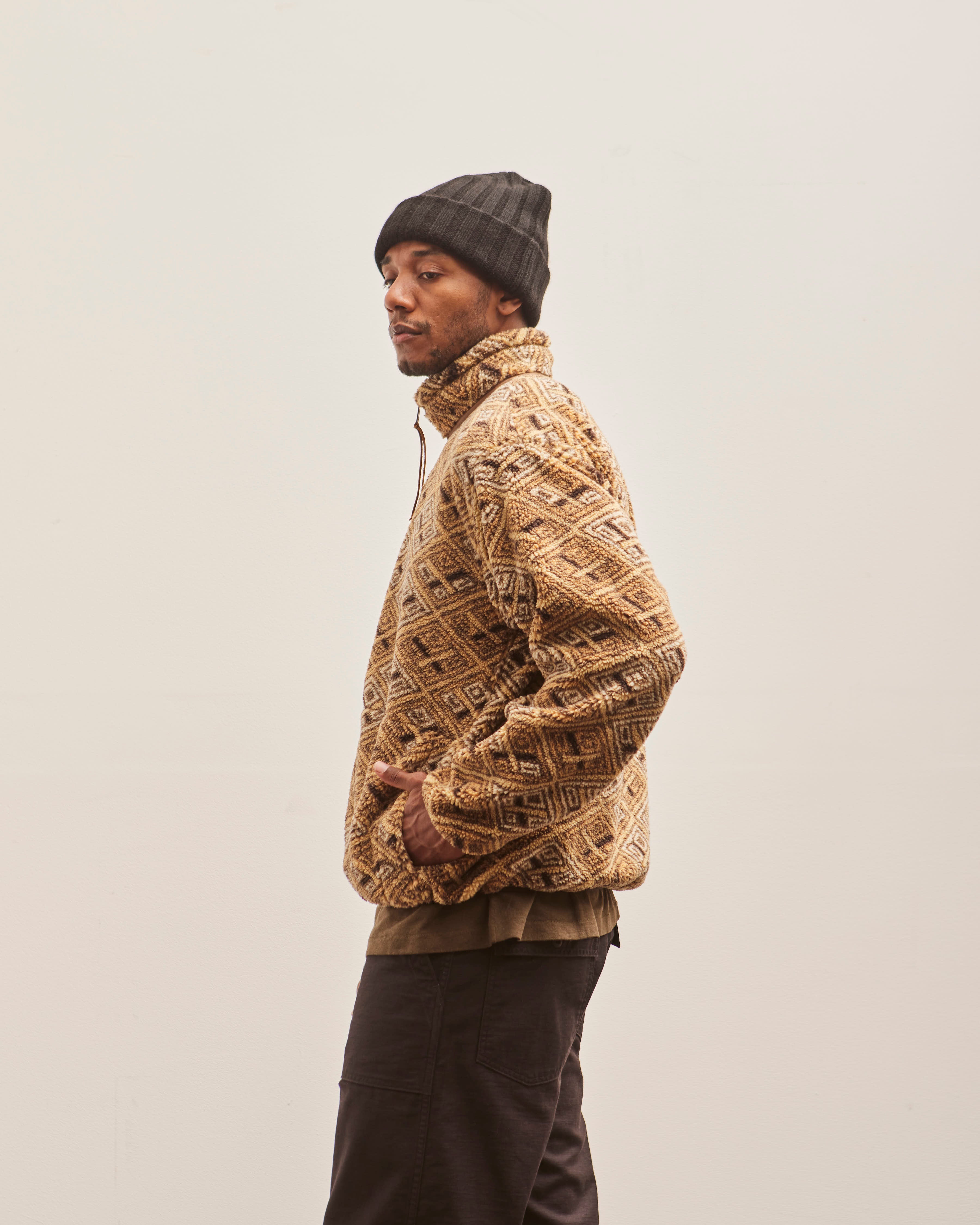 お年玉価格価格Arch damask boa fleece jacket XL お年玉価格価格Arch damask boa fleece jacket XL damask boa