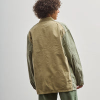 orSlow Utility Coverall, Green Herringbone