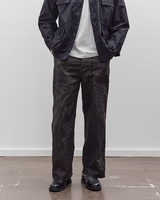 orSlow WWⅡ 40'S U.S Navy Utility Trouser Unisex, Sumi Black