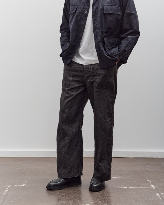 orSlow WWⅡ 40'S U.S Navy Utility Trouser Unisex, Sumi Black