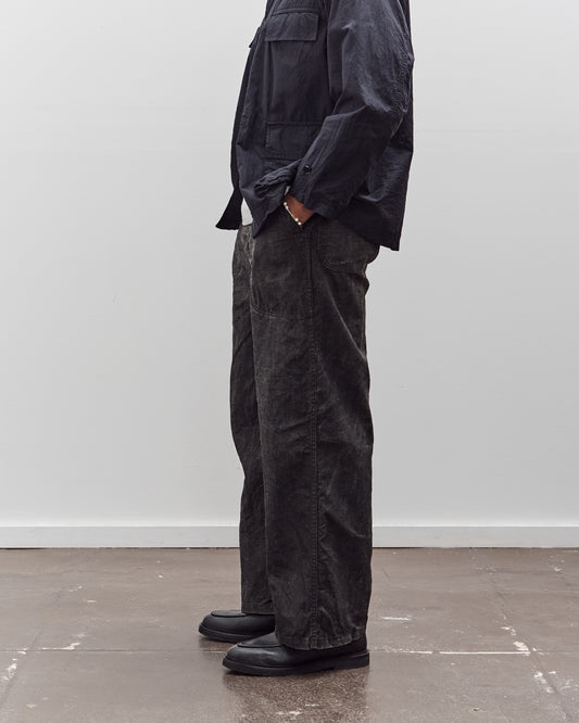 orSlow WWⅡ 40'S U.S Navy Utility Trouser Unisex, Sumi Black
