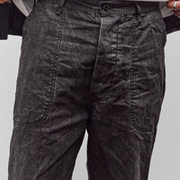 orSlow WWⅡ 40'S U.S Navy Utility Trouser Unisex, Sumi Black