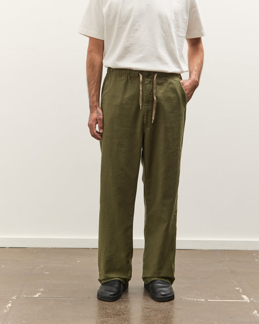 orSlow Wide Fit New Yorker Pant, Dark Olive – Glasswing