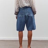 orSlow Wide Fit 30'S Painter Shorts, Denim Used