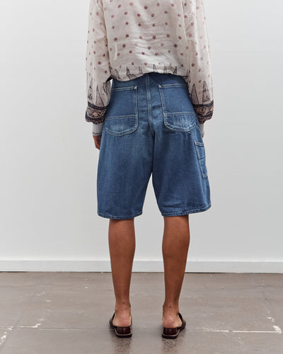 orSlow Wide Fit 30'S Painter Shorts, Denim Used