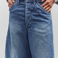 orSlow Wide Fit 30'S Painter Shorts, Denim Used