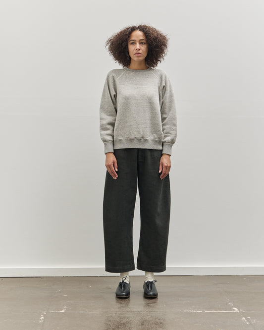 orSlow Crewneck Sweat Shirt, Heather Grey