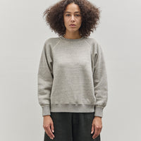 orSlow Crewneck Sweat Shirt, Heather Grey