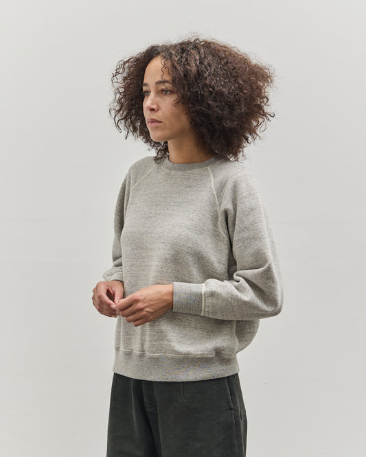 orSlow Crewneck Sweat Shirt, Heather Grey