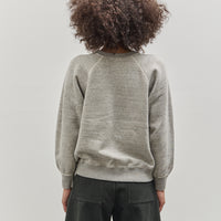 orSlow Crewneck Sweat Shirt, Heather Grey