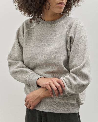 orSlow Crewneck Sweat Shirt, Heather Grey