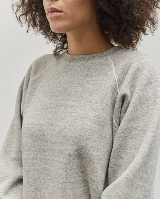 orSlow Crewneck Sweat Shirt, Heather Grey