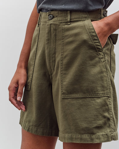 orSlow Fatigue Short Pants, Green