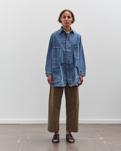 orSlow Loose Fit Denim Coverall, Denim Used