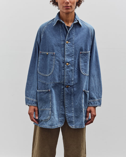 orSlow Loose Fit Denim Coverall, Denim Used