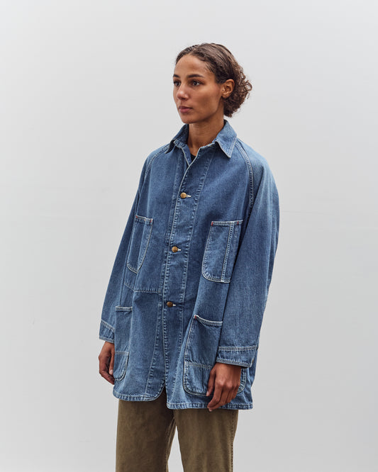 orSlow Loose Fit Denim Coverall, Denim Used