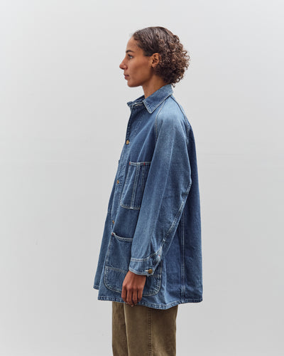 orSlow Loose Fit Denim Coverall, Denim Used