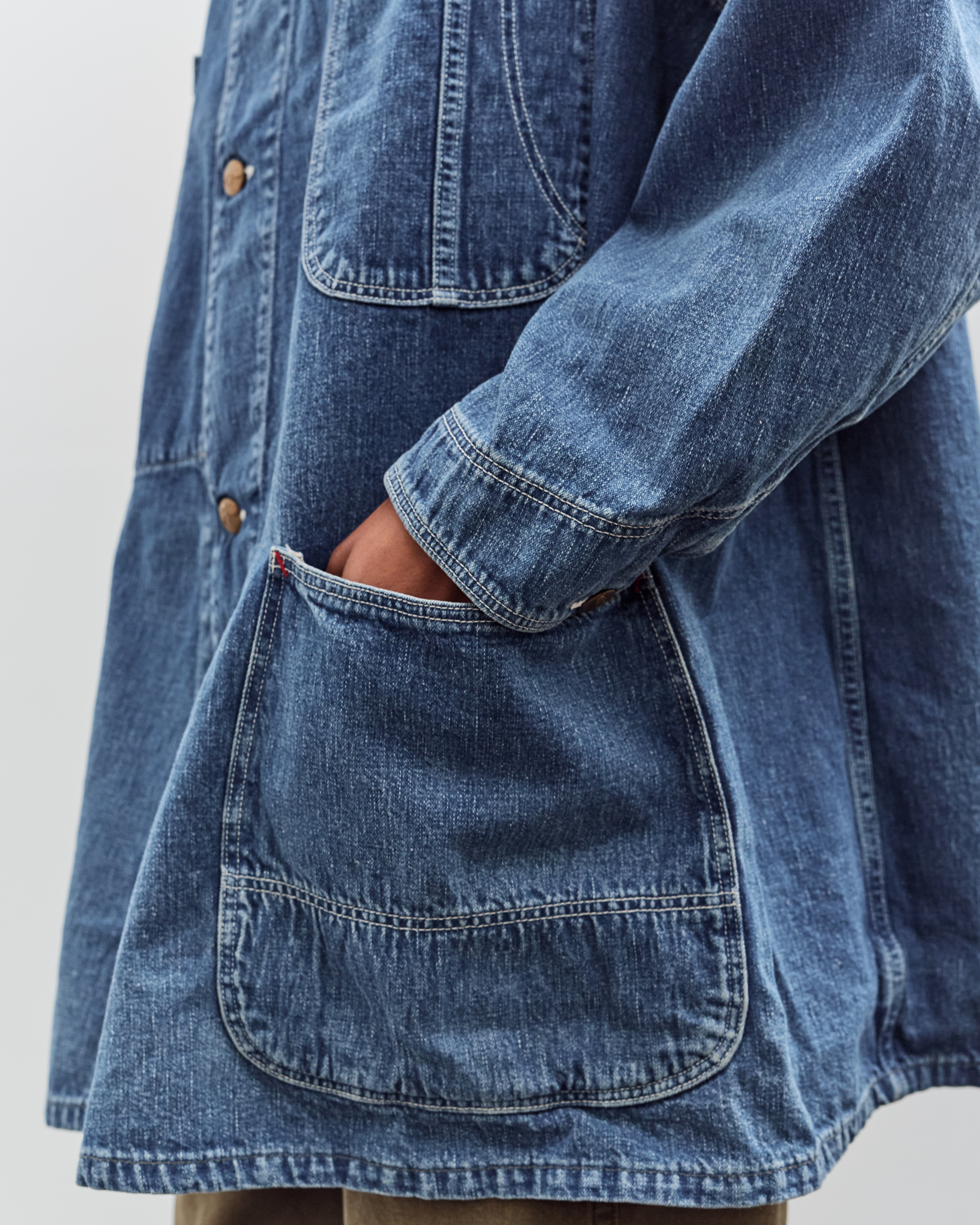 Loose Fit Denim Coverall, Denim Used – Glasswing