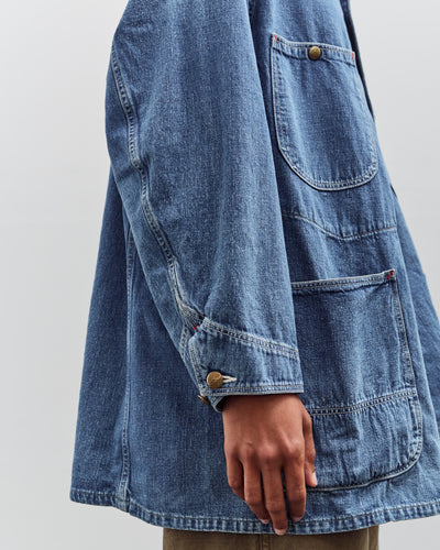 orSlow Loose Fit Denim Coverall, Denim Used