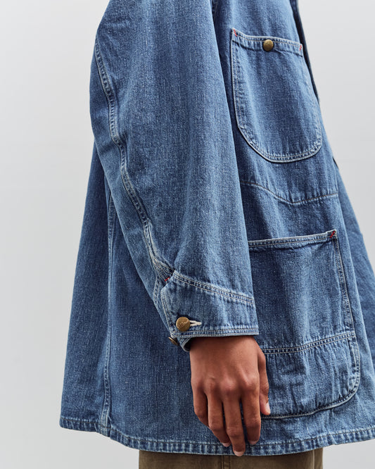 orSlow Loose Fit Denim Coverall, Denim Used