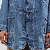 orSlow Loose Fit Denim Coverall, Denim Used